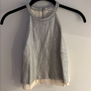A.L.C. Metallic Halter Top NWT